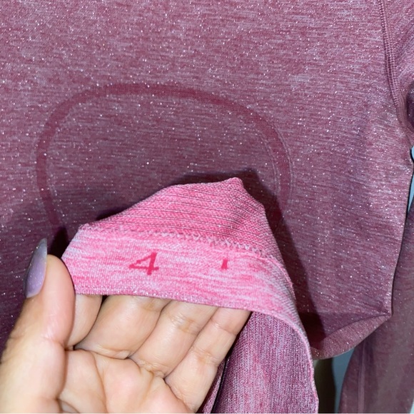 Lululemon Swiftly Tech Long Sleeve Crew *Sparkle Size 4 - Picture 9 of 9